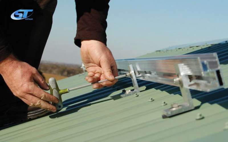 thanh nhôm rail phụ kiện lắp đặt solar